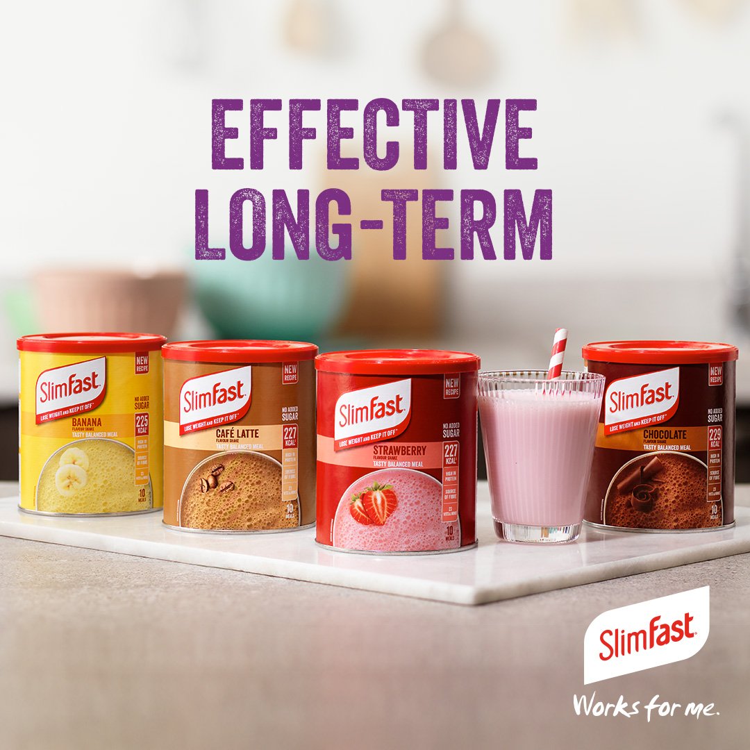 SlimFast — Effective Long-Term pack shot